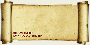 Poleksija Pljakić vizit kartica